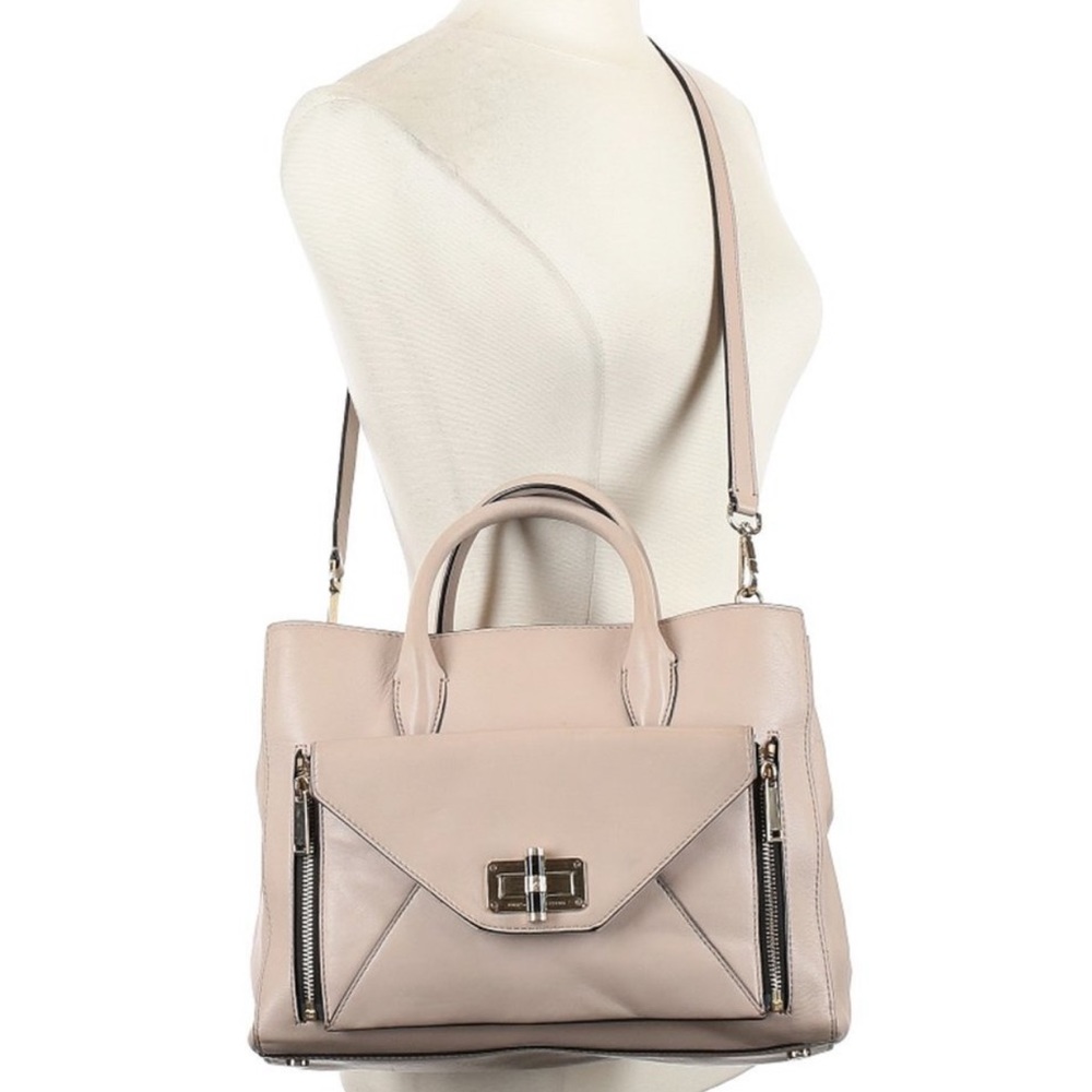 DVF Leather Secret Agent Tote/Satchel